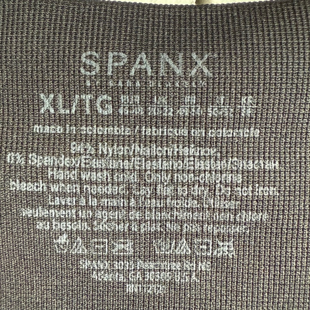 Spanx Look At Me Now Seamless‎ Leggings XL Black High Waisted Slimming - Picture 3 of 4